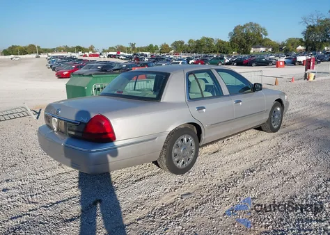 2008 Mercury Grand Marquis Gs from USA, damaged, VIN 2MEFM74V88X657122